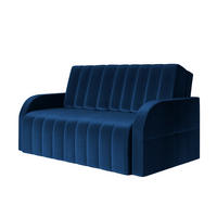 SCHLAFSOFA Montana 120 - Dunkelblau - Dunkelblau, Holz (141/90/104cm) - Möblo