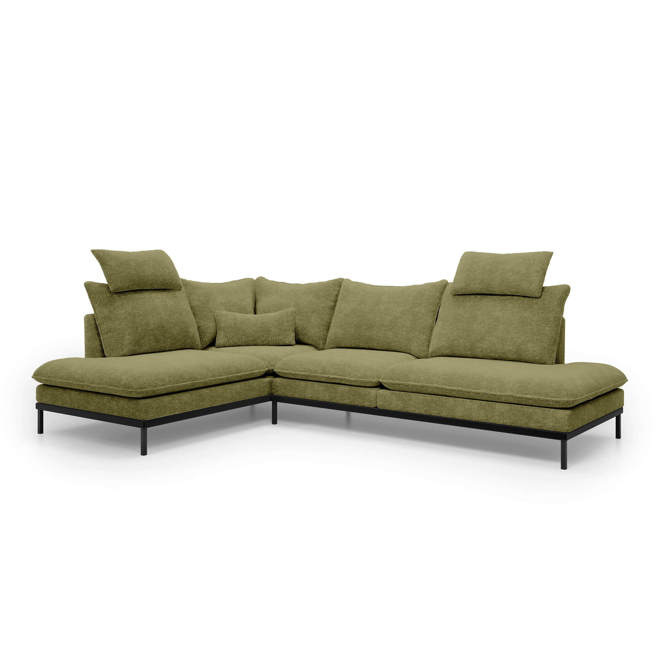 Pillovely Ecksofa Gold 293x90x198 cm
