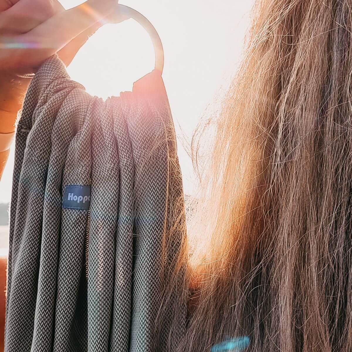 BABYTRAGETUCH Ring-Sling kbA - Hellgrün, Textil (70/0.1/200cm) - Hoppediz