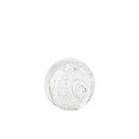 BRIEFBESCHWERER RINGE BALL - Transparent, Glas (8/8/8cm) - J-Line
