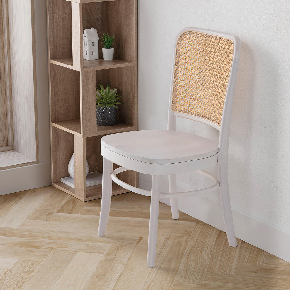 STUHL-SET 2 Vesta weiße, Massivholz - Weiß, Holz (45/88/51cm) - VS Venta-stock