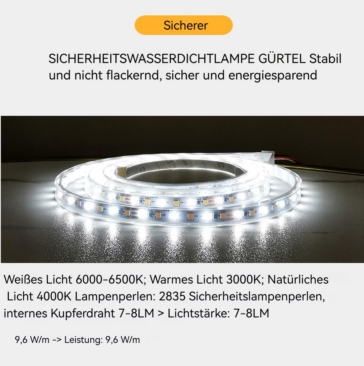 LED Badezimmerspiegel 120x70x3cm Schwarz-Silber,dimmbar,3 Farben,mit Entspiegelung & Temperatur-Anzeige - Silberfarben, Glas (3/120/70cm) - Modfu