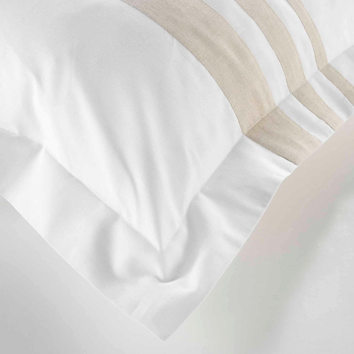 BETTWÄSCHE Margaux 240/220 cm - Weiß, Naturmaterialien (220/240cm) - Douceur d´intérieur