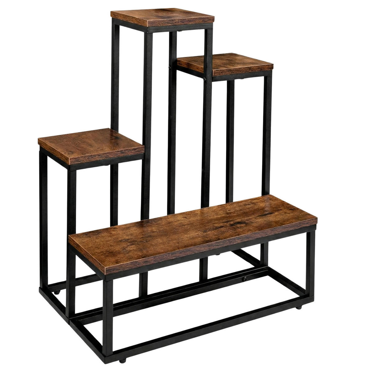 BLUMENTISCH Ilo 51/34/67 cm - Braun, Holzwerkstoff (34/67/51cm) - EDAXO