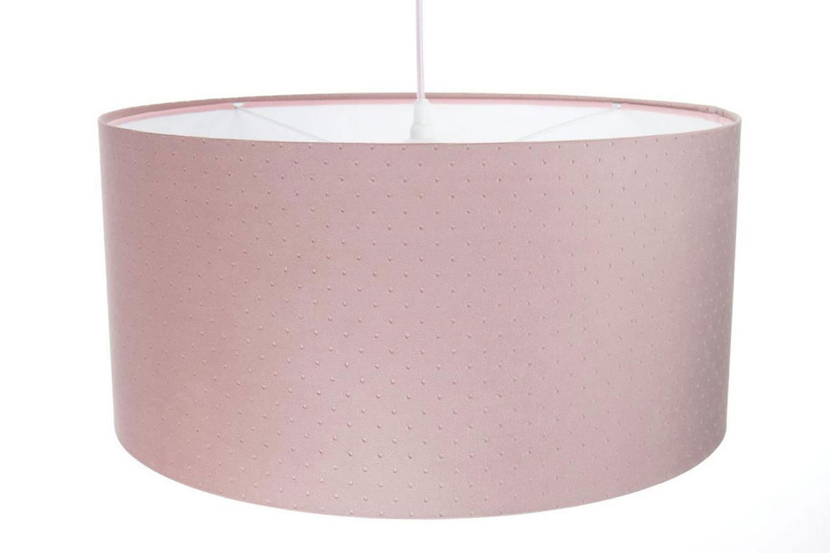 HÄNGELEUCHTE Rosa 30/20 cm - Pink/Weiß, Kunststoff (30/0.6/20cm) - ONZENO
