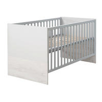 BABYBETT Maren 2 70 x 140 cm - Hellgrau, Holzwerkstoff (70/140cm) - Roba
