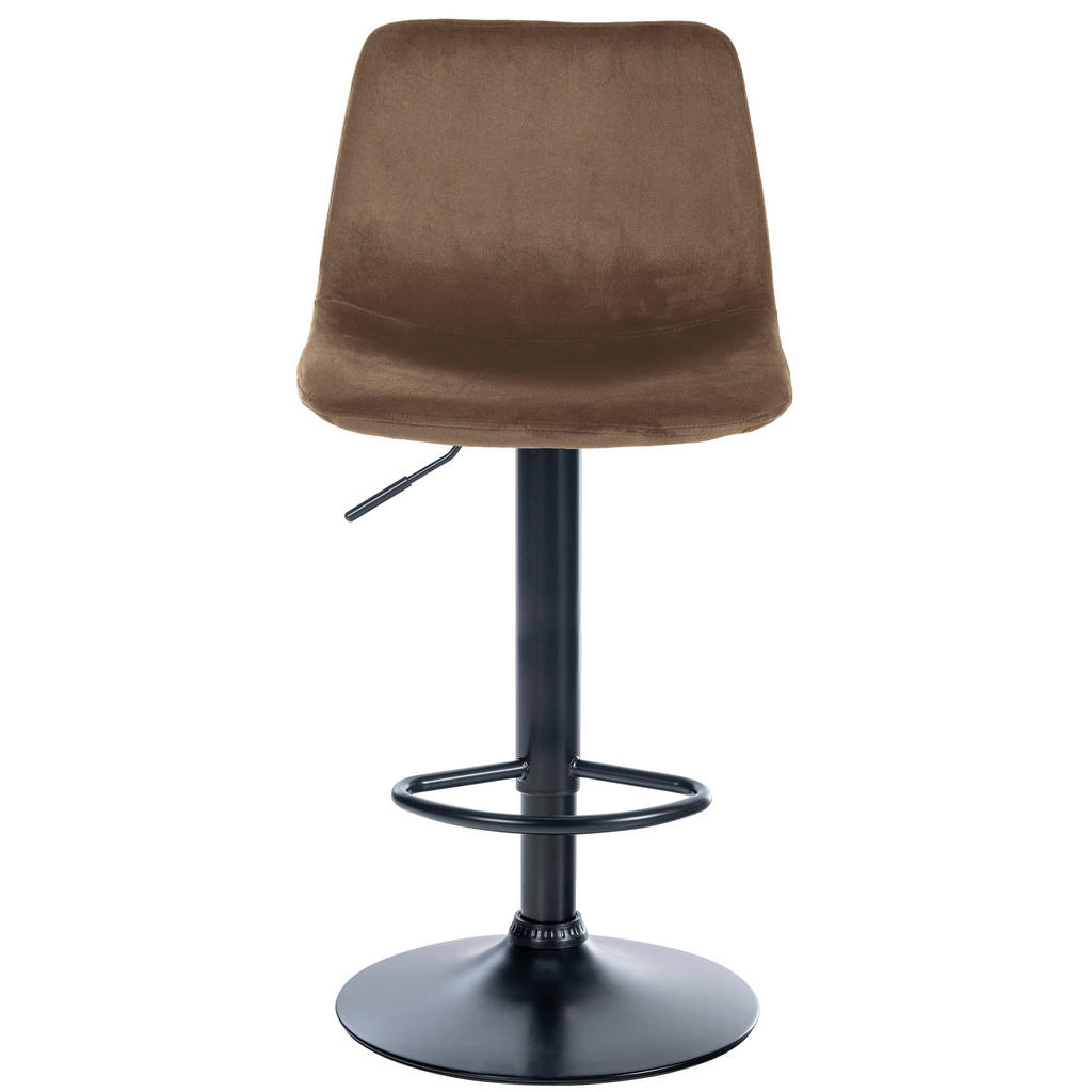 Thumbnail - CLP Barhocker, Braun, Textil, 44x88x43 cm, Esszimmer, Barmöbel, Barhocker