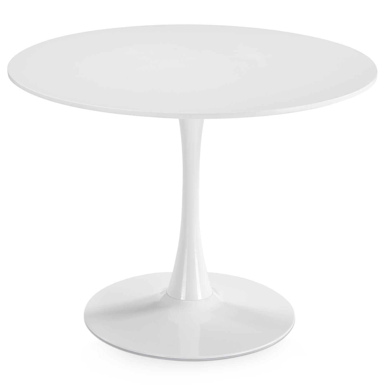 ESSTISCH LOIRE weiß - Weiß, Holzwerkstoff/Metall (100/100/73cm) - IDIMEX