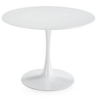 ESSTISCH LOIRE weiß - Weiß, Holzwerkstoff/Metall (100/100/73cm) - IDIMEX