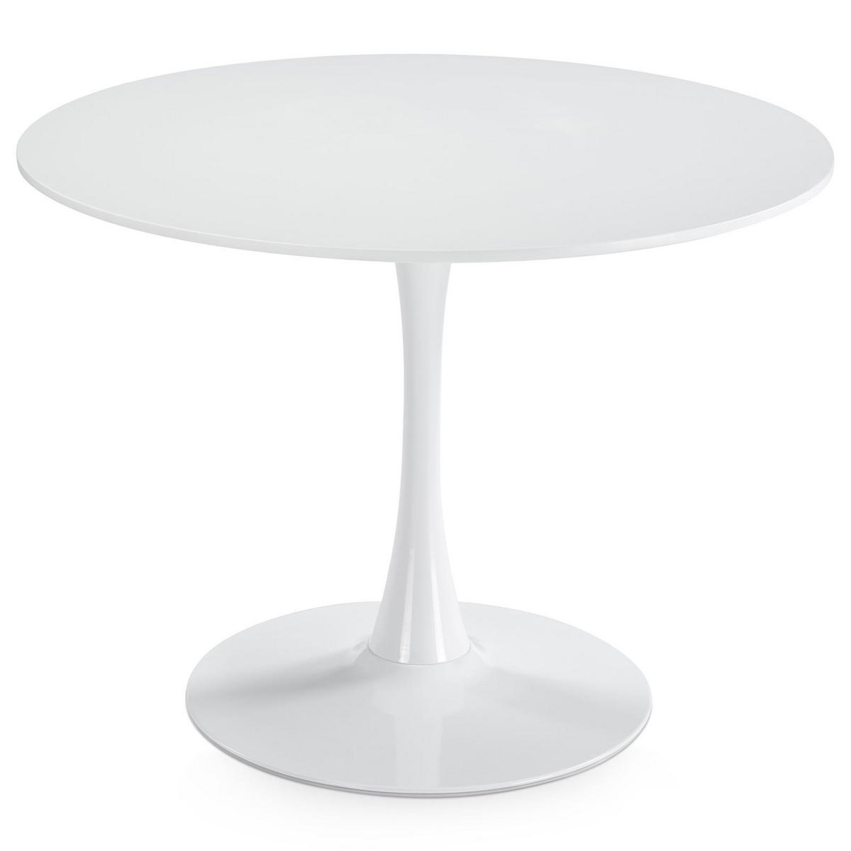 ESSTISCH LOIRE weiß - Weiß, Holzwerkstoff/Metall (100/100/73cm) - IDIMEX