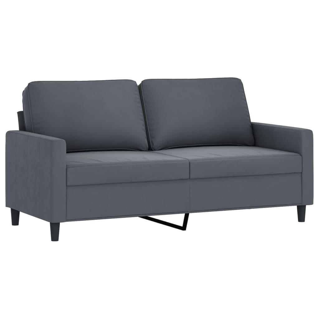 2-SITZER-SOFA Thompson - Grau, Naturmaterialien (158/80/77cm) - Nettlife