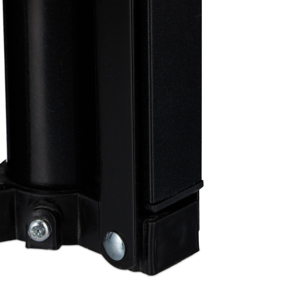 SONNENSCHIRMSTÄNDER - Schwarz, Kunststoff/Metall (76/76cm) - Relaxdays