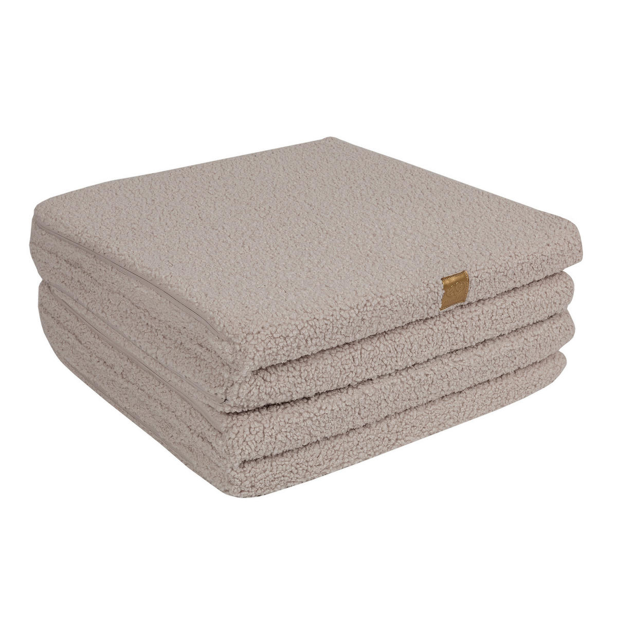 SPIELMATTE für Kinder, Quadrat, Bearly, Hellgrau - Hellgrau, Textil (120/120cm) - MeowBaby