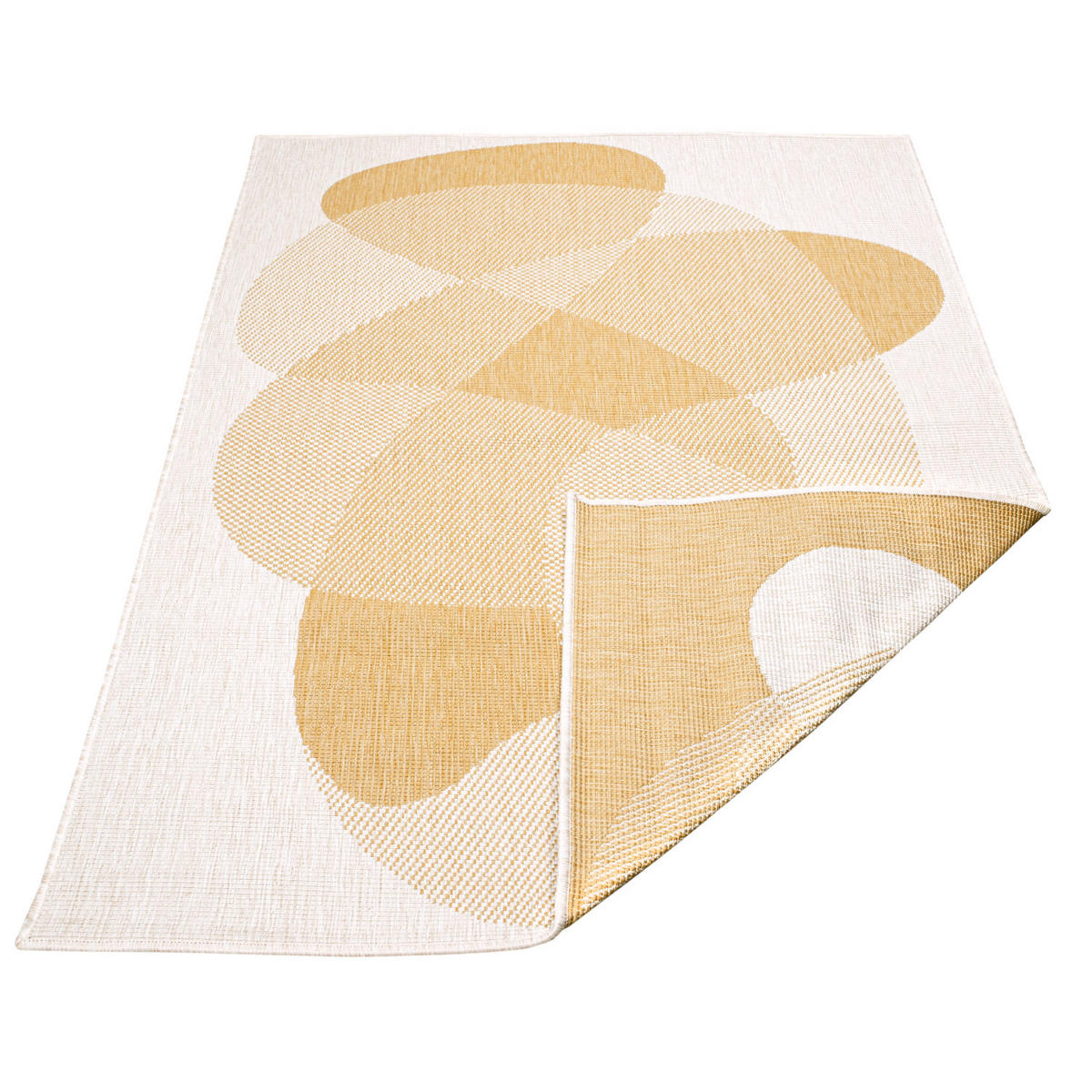 OUTDOOR-TEPPICH DuoRug 5835 Ockergelb 200x290 cm - Gelb, Textil (200/290cm) - carpet city