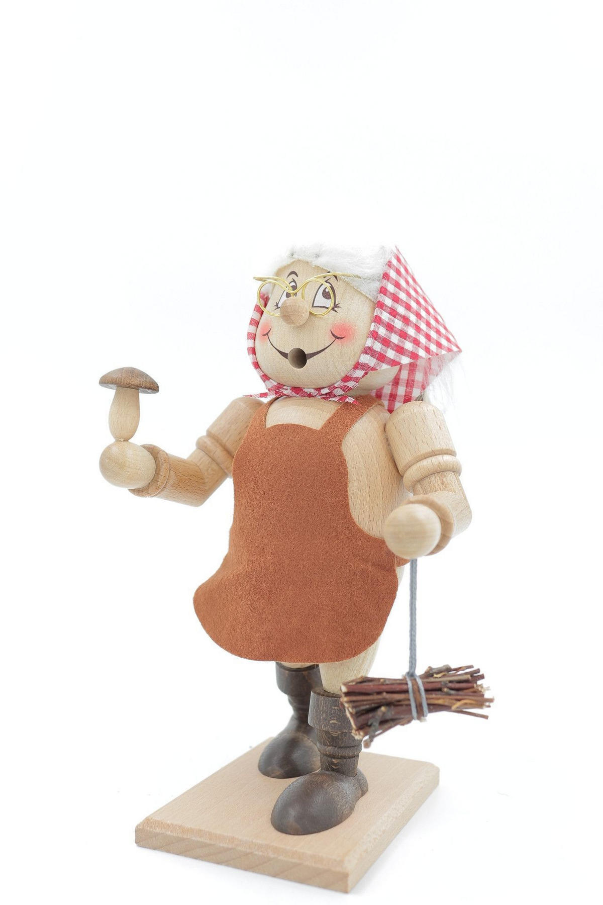 RAUCHFIGUR Wichtel Reisigfrau 23 cm - Multicolor, Holz (11/22/0.1cm)