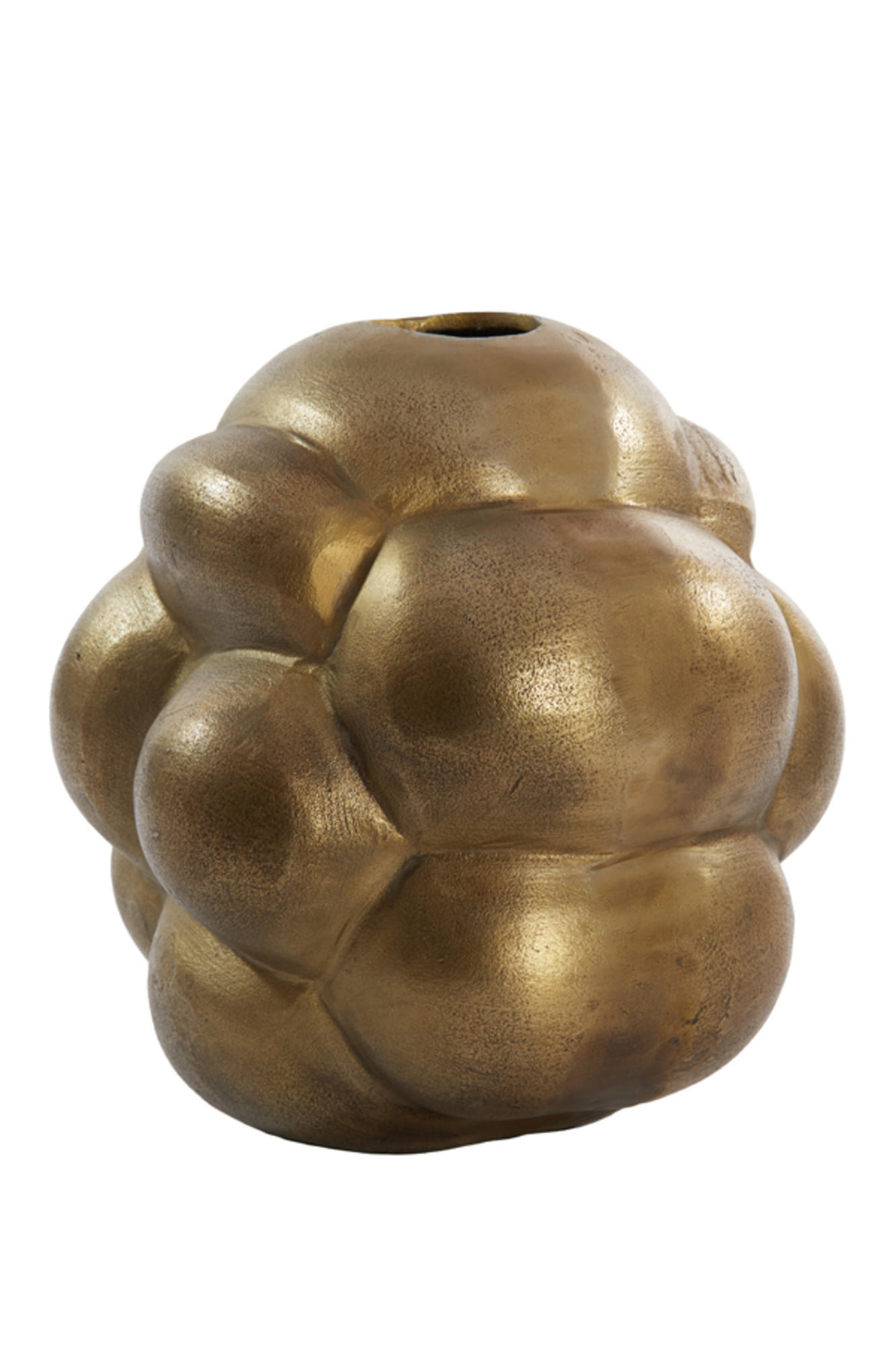 VASE Noor Bronze Ø30,5/30,5 cm - Bronzefarben, Metall (30.5cm) - Light & Living