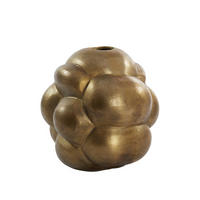 VASE Noor Bronze Ø30,5/30,5 cm - Bronzefarben, Metall (30.5cm) - Light & Living