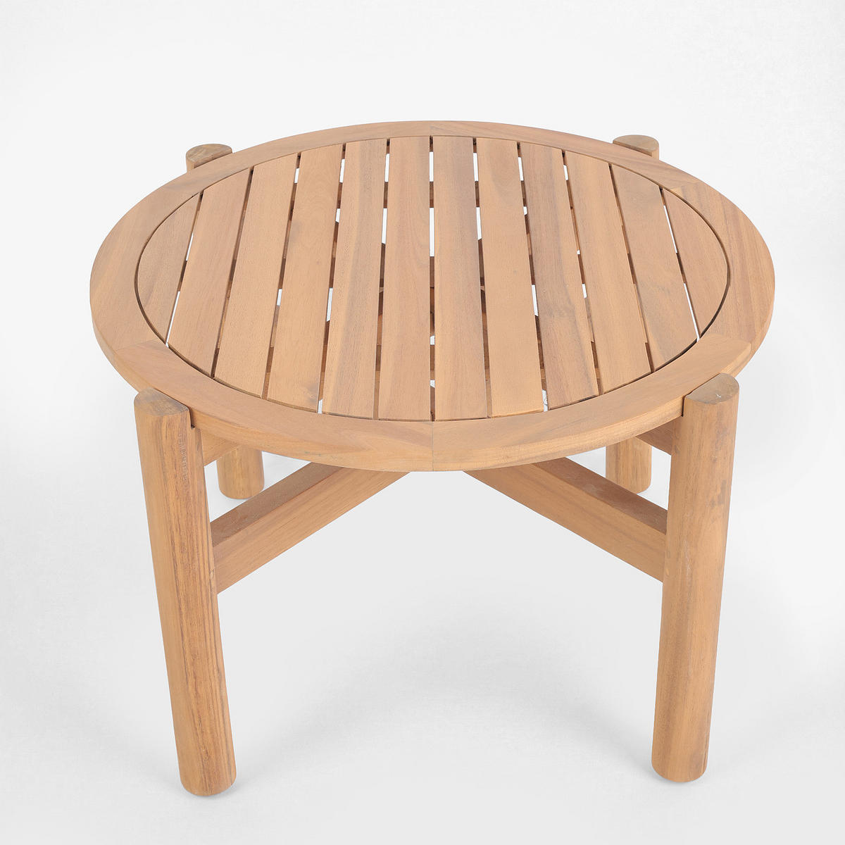 LOUNGETISCH - Akazie massiv - Akazie Braun - Braun/Akaziefarben, Holz (60/60/41cm) - home24