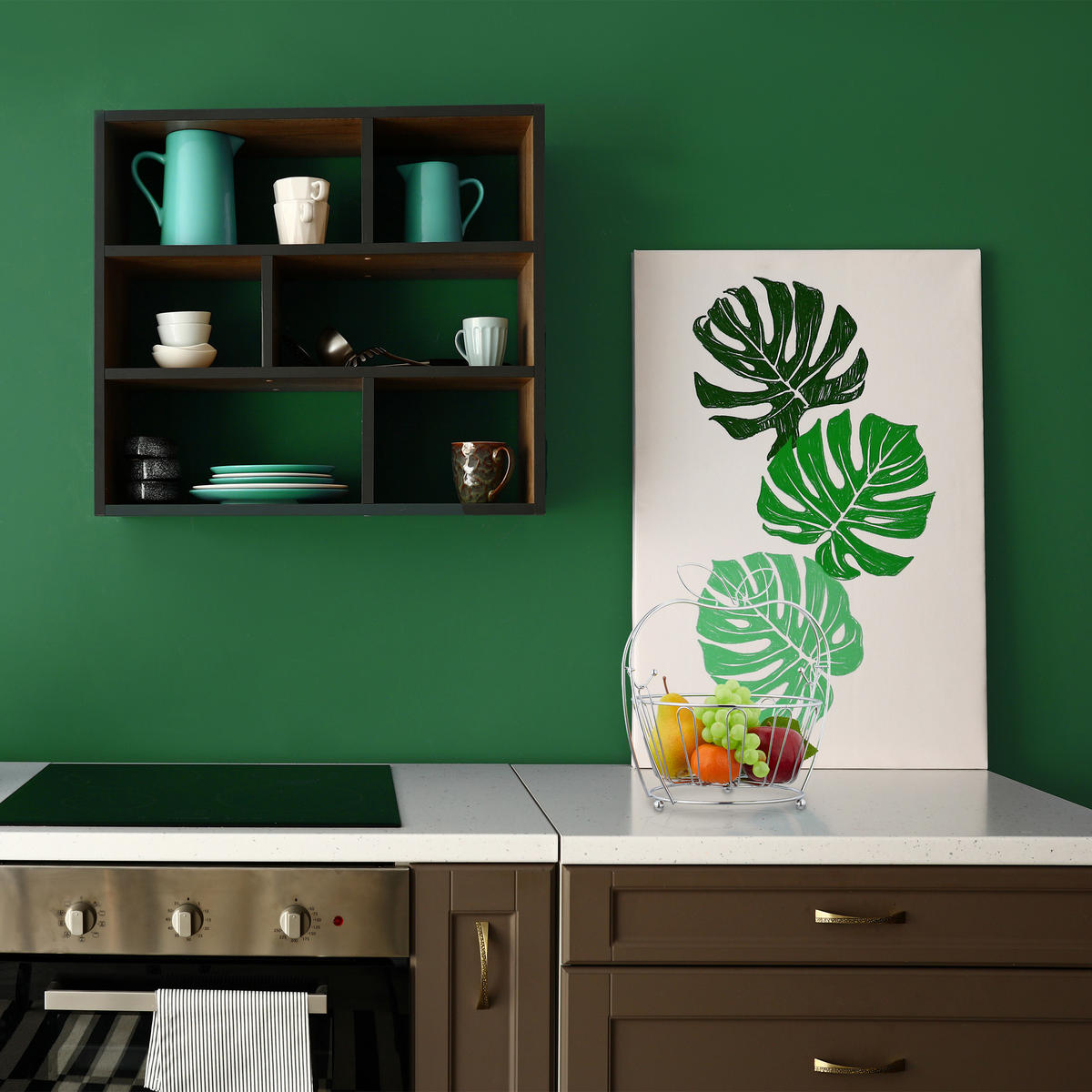 OBSTSCHALE - Silberfarben, Metall (28.5cm) - Relaxdays