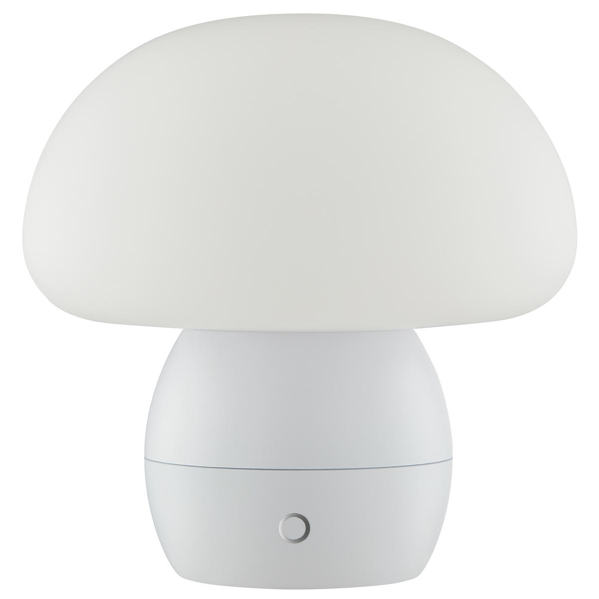 TISCHLEUCHTE Dupos Weiß 22/22/22,2 cm - Weiß, Kunststoff (22/22/22.2cm) - Brilliant