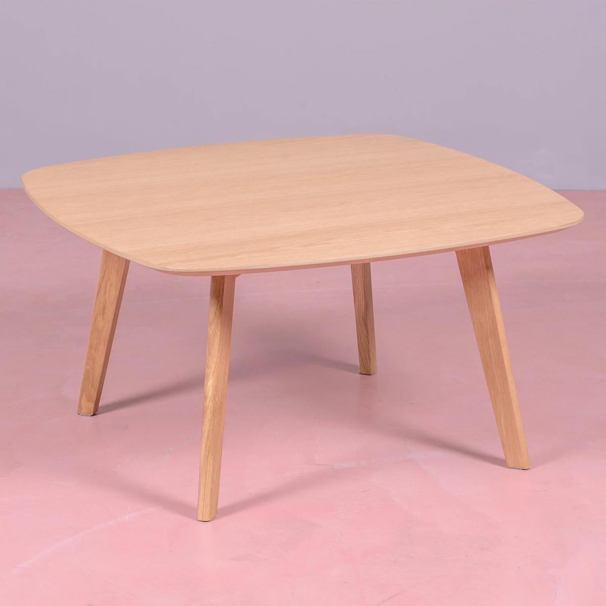 BEISTELLTISCH Quadratisch Eichefarben 80/80/42 cm - Eichefarben, Holz (80/80/42cm) - Nest Dream