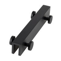 HAKENLEISTE, schwarz - Schwarz, Metall (5/3/18cm) - bremermann