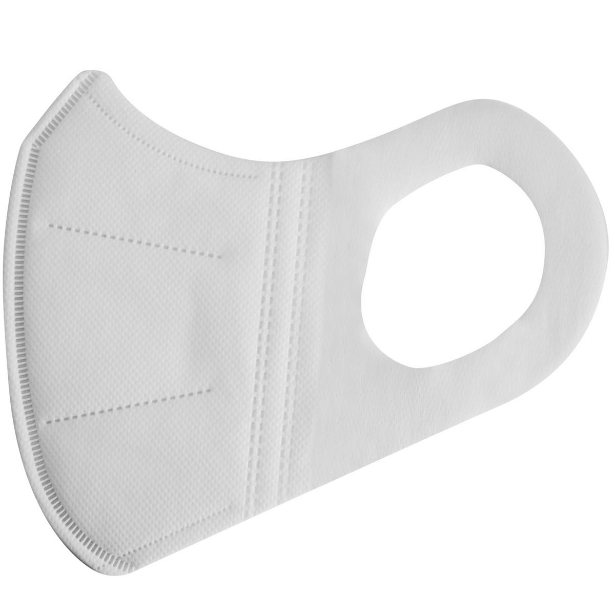 STAUBSCHUTZMASKEN 200er Set, EN 149:2001+A1:2009,weiß - Weiß, Textil (0.1/14cm) - tectake