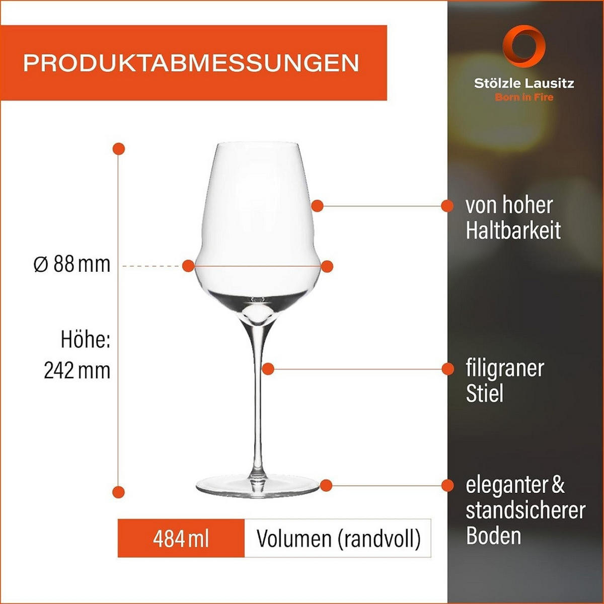 WEISSWEINKELCH Cocoon /Rotweinkelch 12 tlg. Set - Transparent, Glas (0.6L) - Stölzle