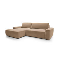 ECKSOFA BOULI Braun 264x162x82 cm - Braun, Textil (264/162cm) - FURNLUX