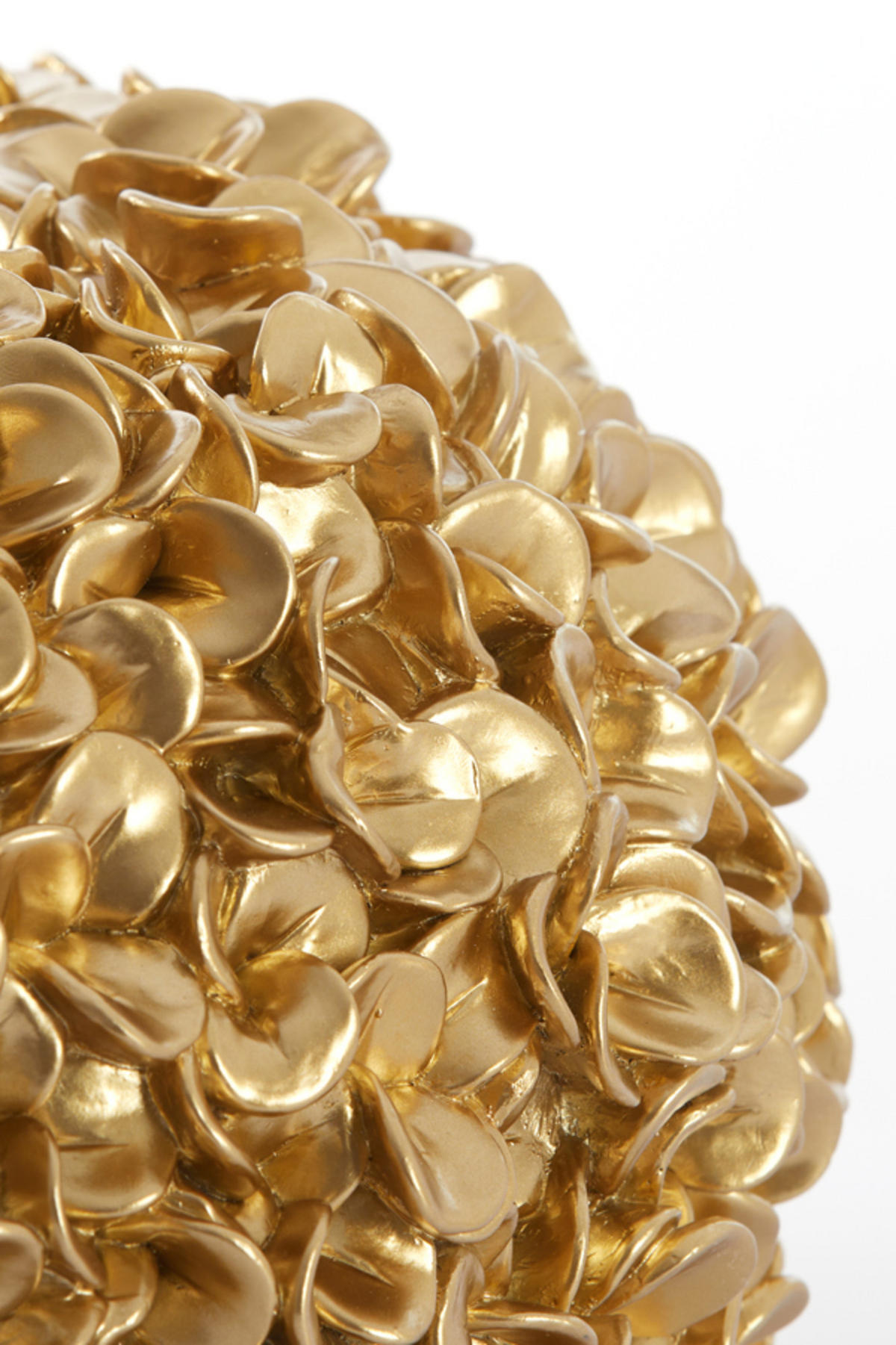 VASE Phylia Gold Ø38/23 cm - Goldfarben, Kunststoff (23cm) - Light & Living
