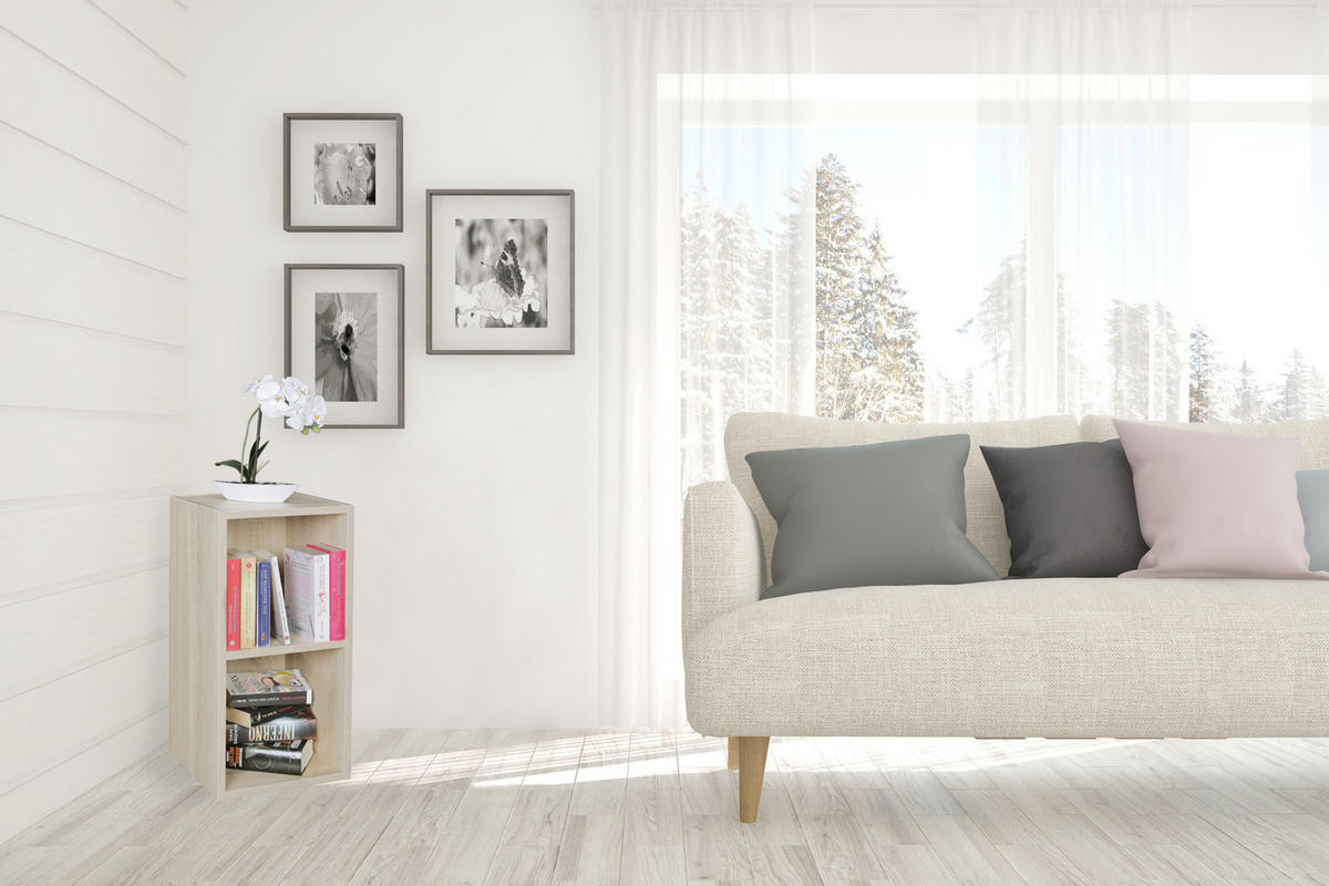 REGAL Melamin 2 Fächer Kompakt CERVINO, Beige 30x30x60 cm - Beige, Holz (30/60/30cm) - KADIMA DESIGN