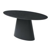 ESSTISCH - 6 Personen - MDF - Schwarz - ANTELADA - Schwarz, Holz (160/90/76.5cm) - Vente-Unique