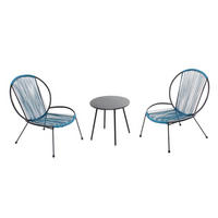 BALKONMÖBEL Rete Blau - Blau, Metall - Concept Usine
