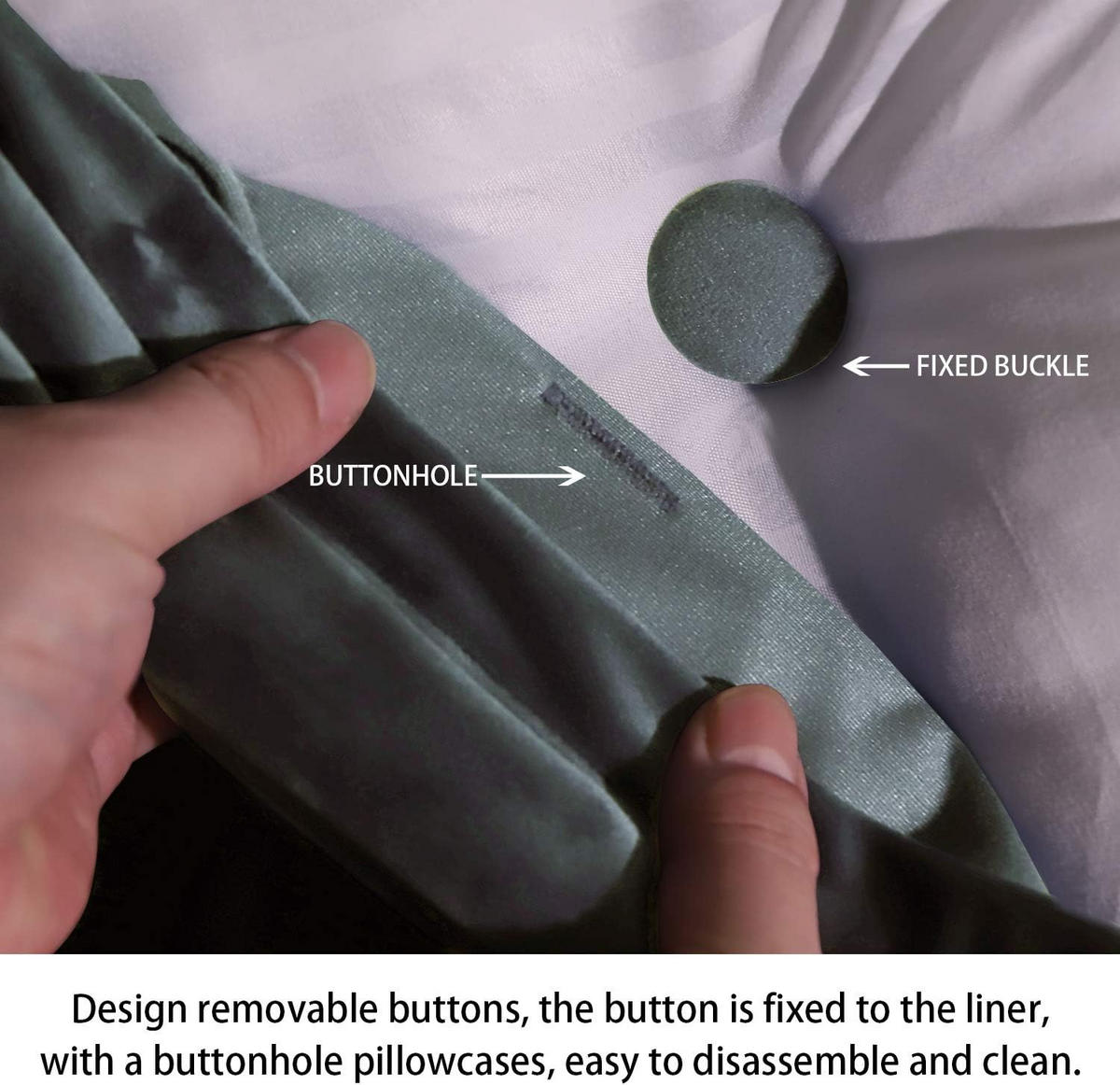 RÜCKENKISSEN Körperkontur Samtlook Grau 180 cm - Grau, Textil (55/180cm) - Vercart