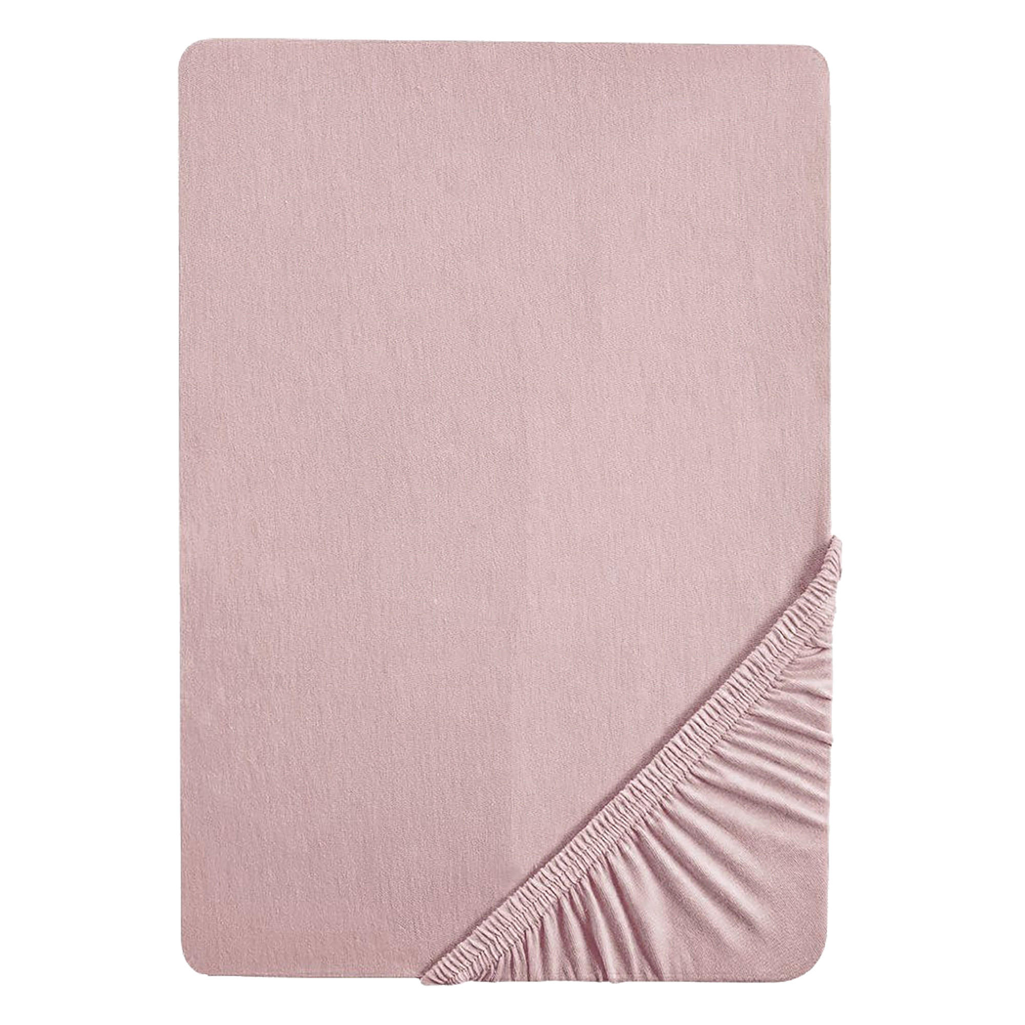 SPANNBETTLAKEN 60x120 - 70x140 cm - Altrosa, Textil (70/140cm) - Roba