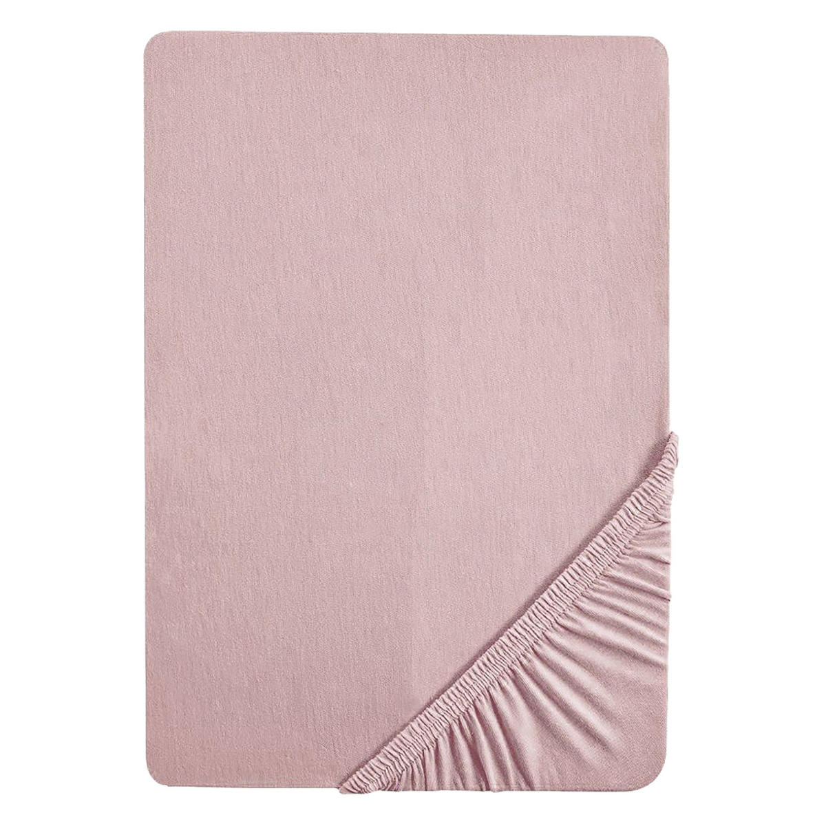 SPANNBETTLAKEN 60x120 - 70x140 cm - Altrosa, Textil (70/140cm) - Roba