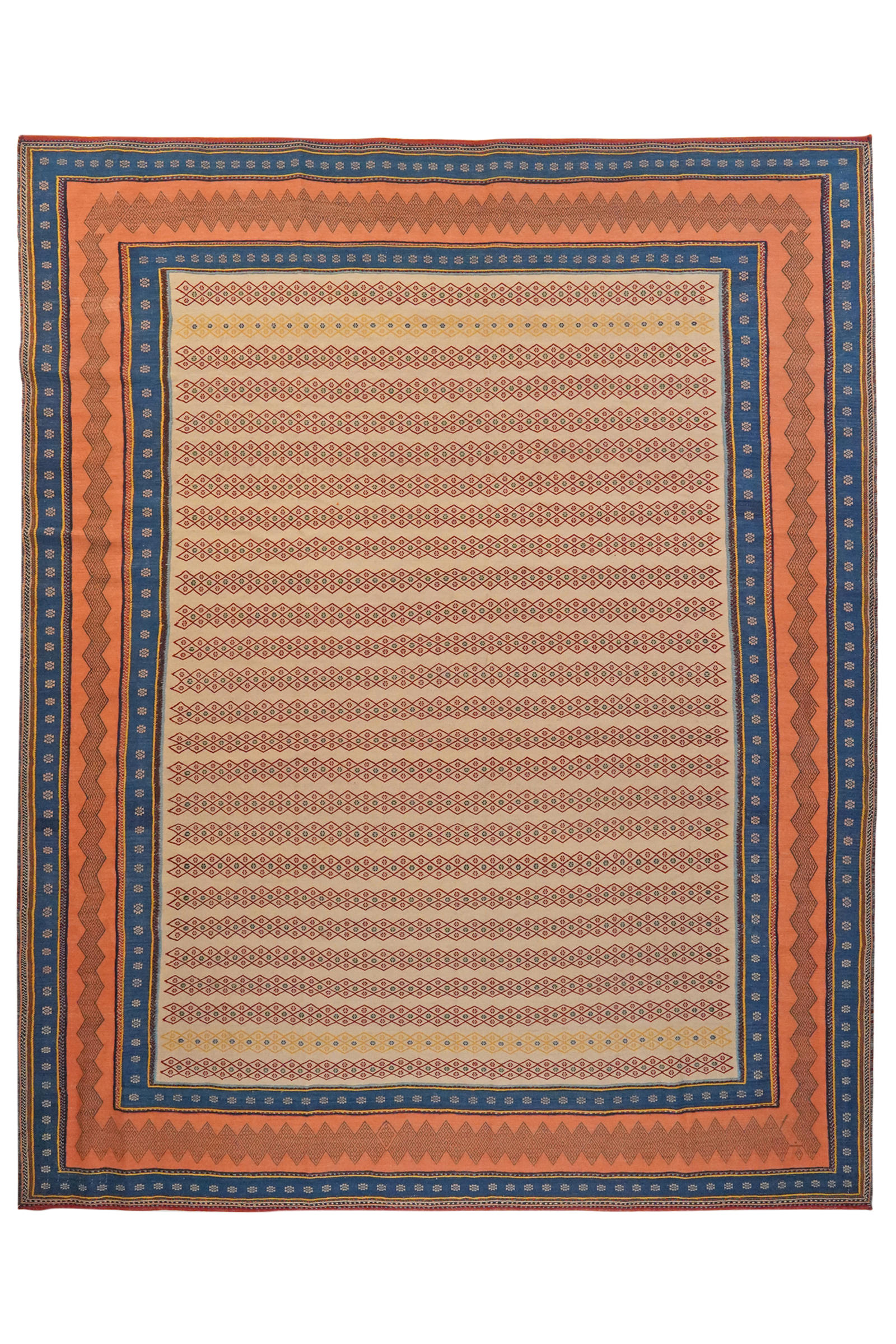 TEPPICH Sumak Afshar Beige 307/250 cm Schurwolle - Beige, Textil (250/307cm) - Looma