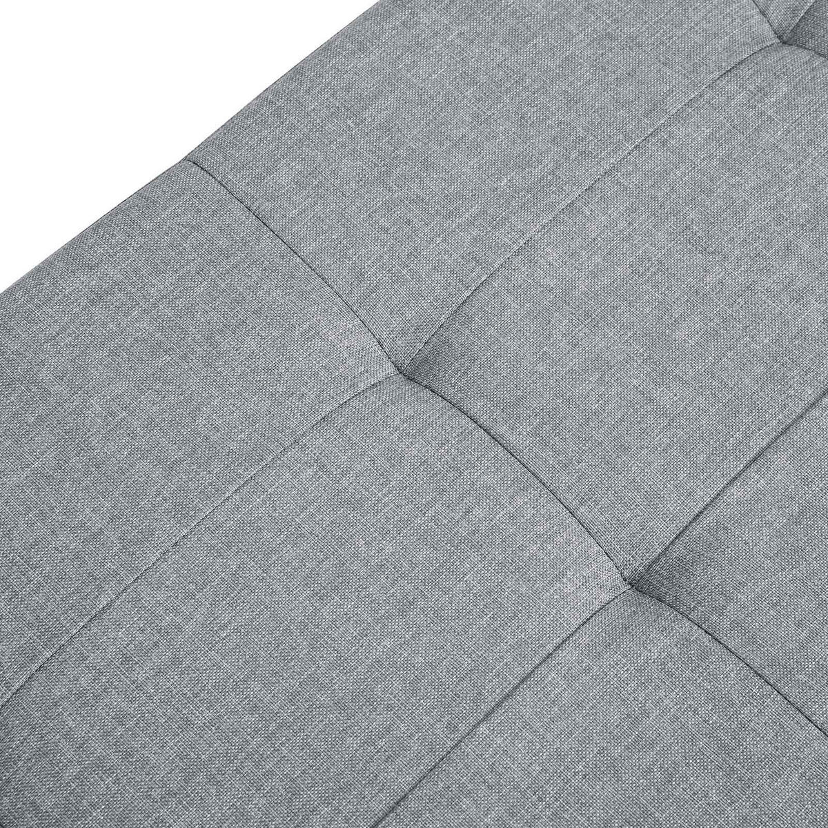 SITZBANK MIT KLAPPDECKE - Grau, Holzwerkstoff (38/38/110cm) - Hansiro