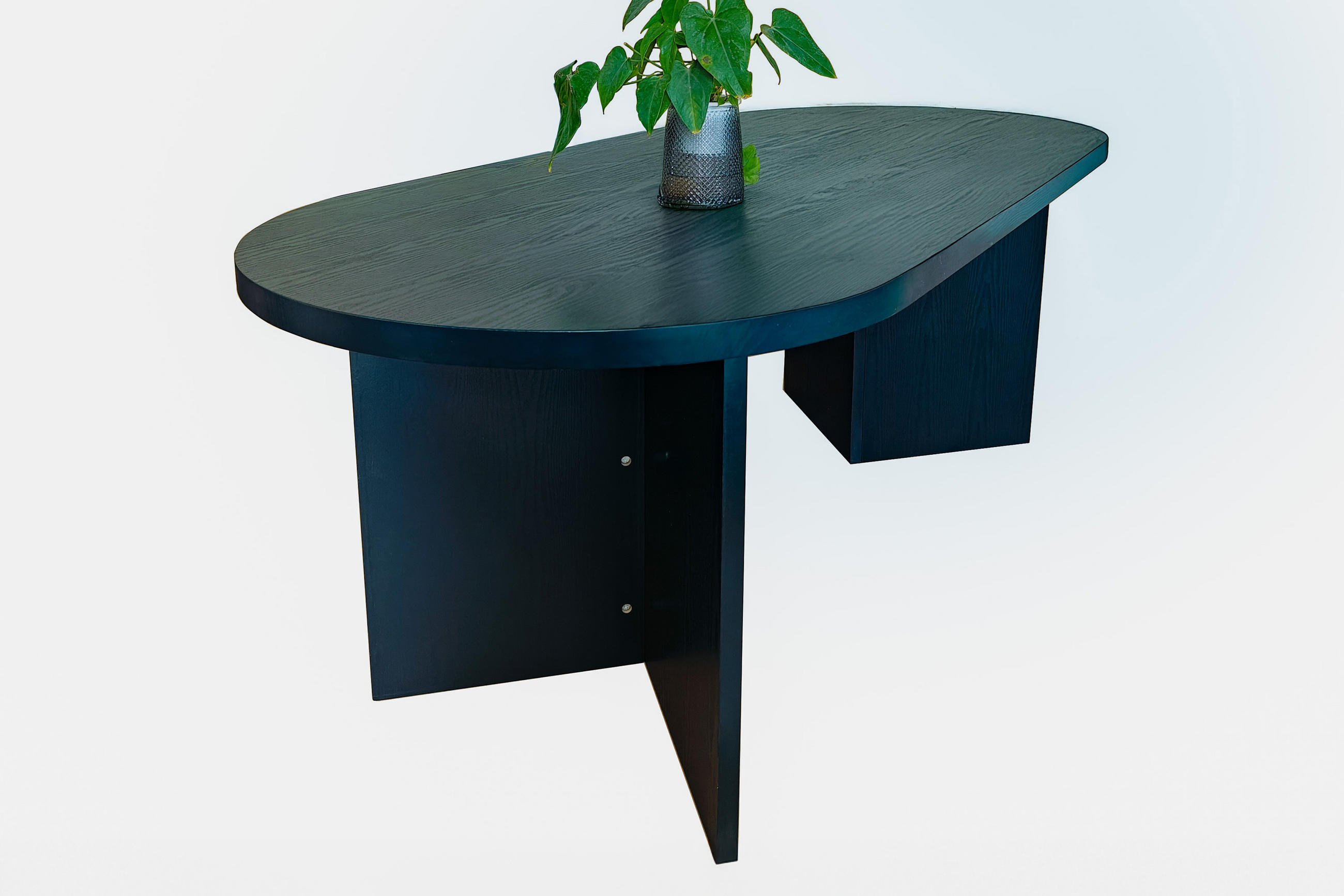 ESSTISCH OVI - Schwarz, Holz (90/160/75cm) - SAM