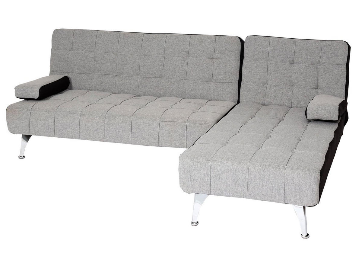 SCHLAFSOFA Hellgrau - Hellgrau, Textil (236/95cm) - MCW