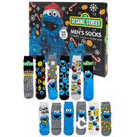 ADVENTSKALENDER Sesamstraße mit 12 Paar Socken Größe 40-45 - Multicolor, Textil (37/5/26.5cm) - United Labels