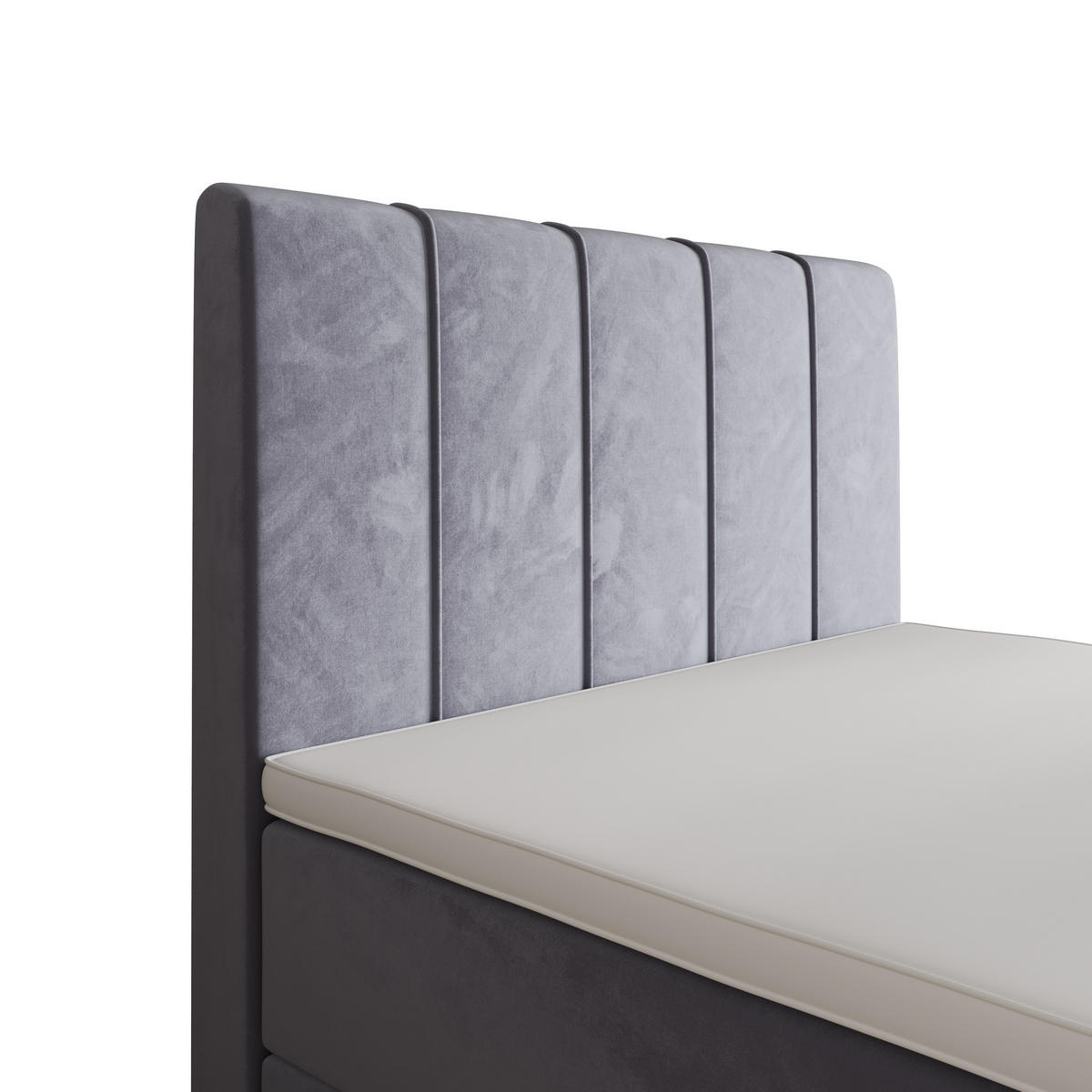 BOXBETT BAHAMA 90x200 Monolith 70, mit Matratze H3 und Topper, Hellblau - Hellblau, Holz/Kunststoff (90/200cm) - Bedante