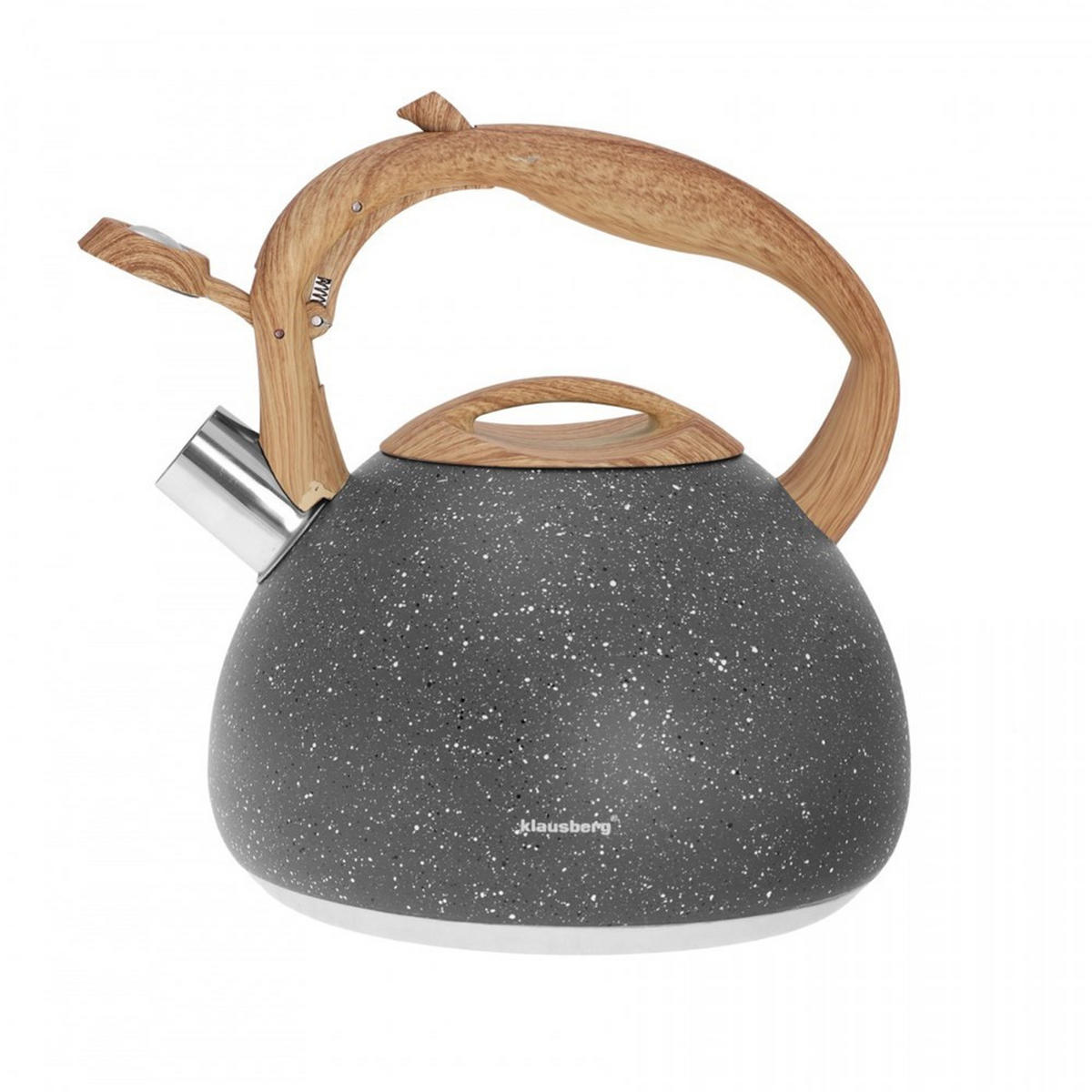 WASSERKESSEL Graphit 20/18/22 cm KB7509 - Graphitfarben, Kunststoff (20cm) - Klausberg 