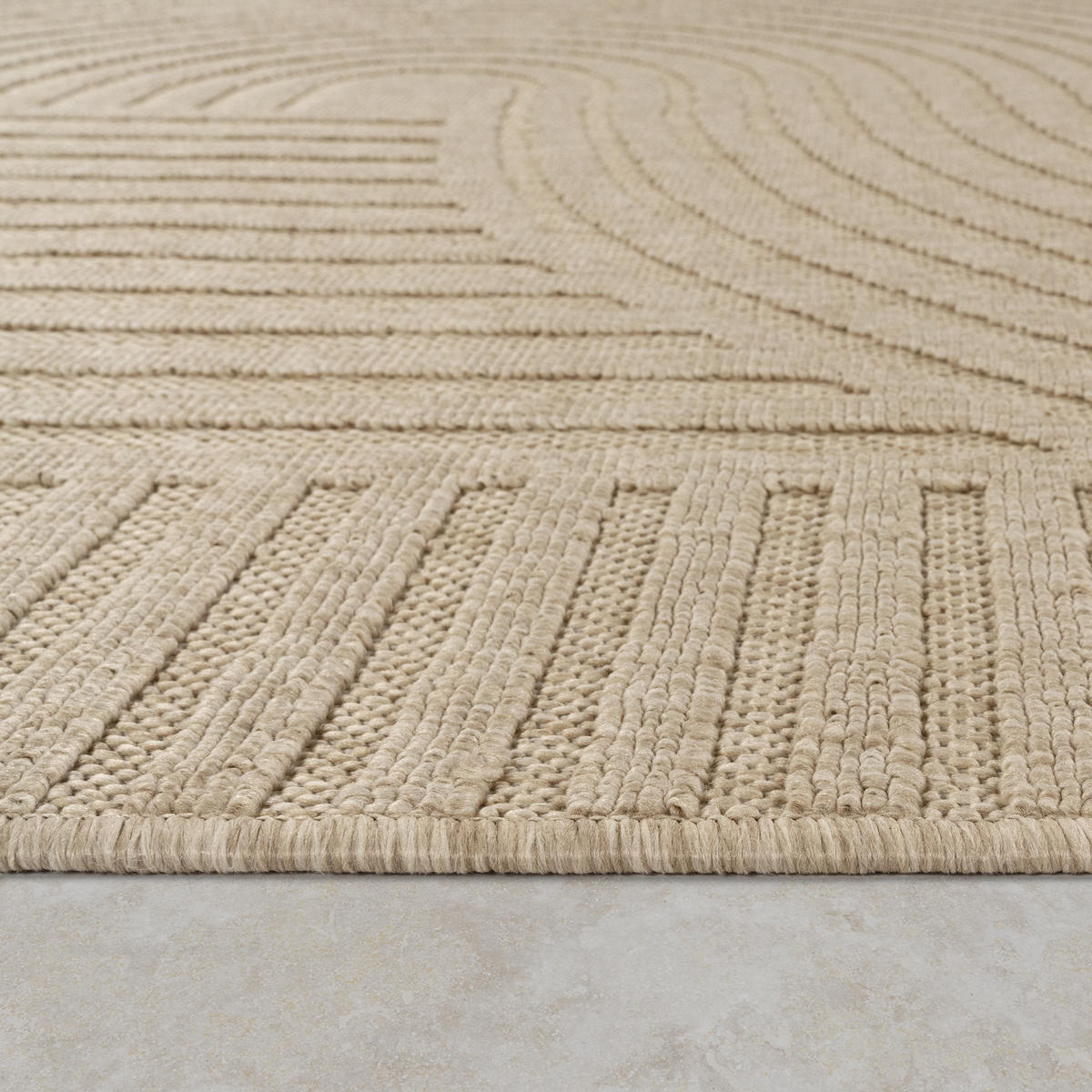 OUTDOORTEPPICH 160/230 cm Brugge 227 - Beige, Textil (160/230cm) - Paco Home