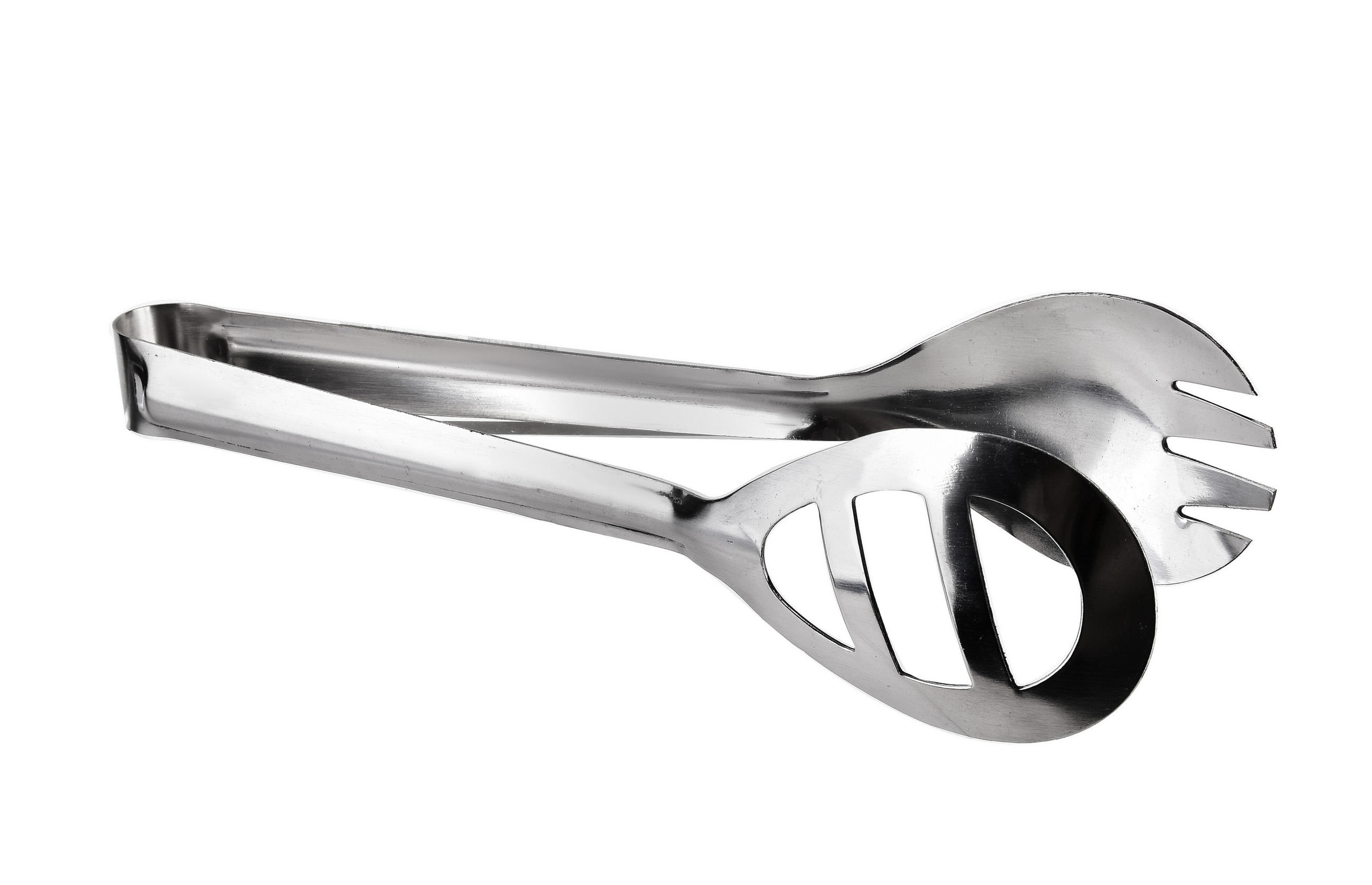 KÜCHENZANGE Basic Kitchen Silber 19.5/5/2 cm Metall - Silberfarben, Metall - Mondex