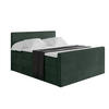 BOXSPRINGBETT mit Matratze H3|H4 und Lattenrost - TOLO-Z KING 120x200 Cord - Dunkelgrün - Dunkelgrün, Holzwerkstoff (120/200cm) - ALTDECOR