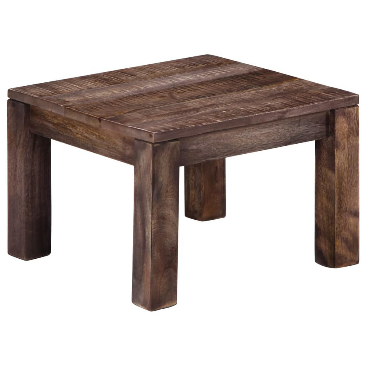 COUCHTISCH 50x50x35 cm Massivholz Mango - Braun, Holz (50/50/35cm) - furnicato
