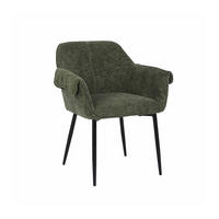 ESSZIMMERSTUHL chenille CHENO - 4er Set Grün - Grün, Kunststoff (71/74.5/63cm) - Home Deluxe