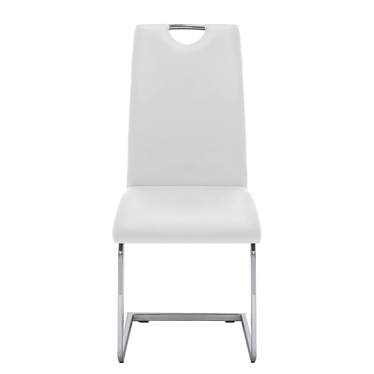 FREISCHWINGER - Metall / Textil - Weiß, Kunststoff/Metall (44/97/61cm) - home24