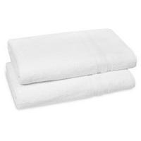 SAUNATUCH, 2er-Set, 70x180 cm, 100% Baumwolle, Weiß - Weiß, Textil (70/180cm) - Zollner